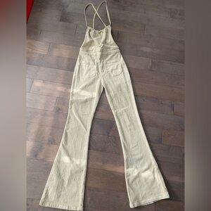 Edikted Light Beige Cross-Back Jumpsuit